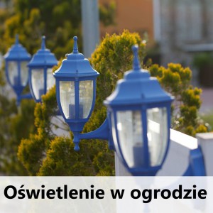 montaż oświetlenia w ogrodzie Poznań